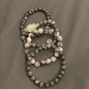 Bundle of 4 bracelets. Bourbon & bowtie inspired